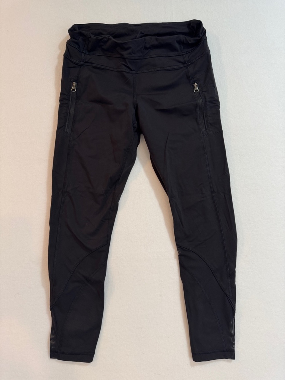 lululemon athletica Black High-Waist Leggings with Zip Pockets